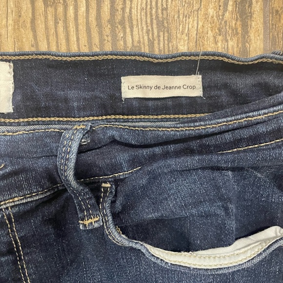 Frame denim le skinny Jeanne crop, size 28, inseam is 26, excellent condition - Picture 3 of 5